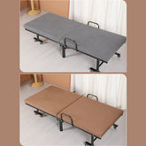 Ultra-Comfort Dark Grey Latex Mattress with Bamboo Charcoal & Coconut Palm Layers - Available in Black, Brown, and Blue fcsnm-1551